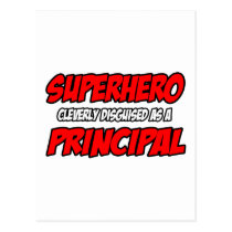 Superhero...Principal postcards