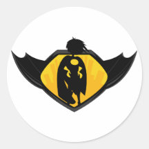 Superhero Silhouette Sticker Sheet