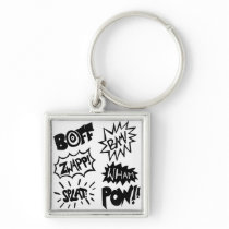 Superhero Sounds Keychain