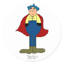 Superhero stickers