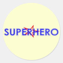 Superhero Stickers
