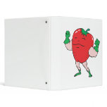 superhero strawberry cartoon character binders