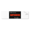 Superhero Welder bumper stickers