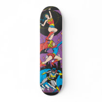 Superheroines In Action Skate Board Decks