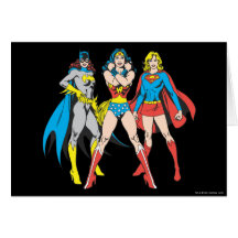 Superheroines Pose Cards