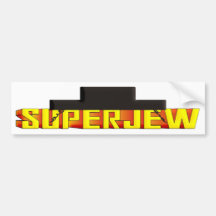 SuperJew Bumper Sticker