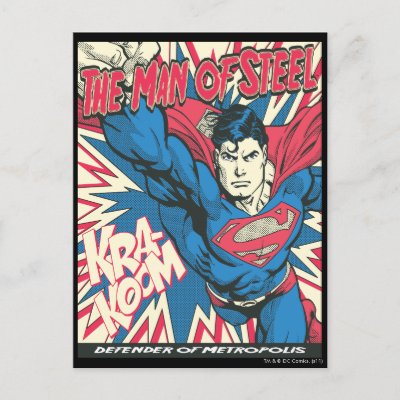 Superman 12 postcards