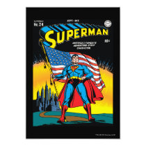 superman, super man, action comics, man of steel, super hero, comic book, dc comic, classic comic book, adventures of superman, lois lane, super girl, superman story, Invitation med brugerdefineret grafisk design