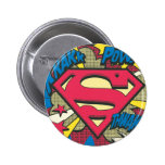 Superman 66 pinback button