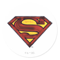 Superman 67 round stickers