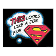 Superman 74 post card