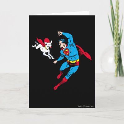 Superman and Krypto 2 cards