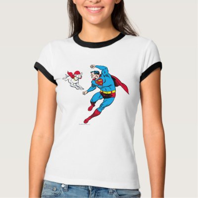 Superman and Krypto 2 t-shirts