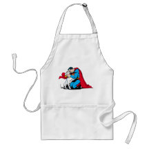 Superman and Krypto Aprons