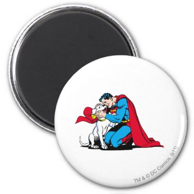 Superman and Krypto magnets