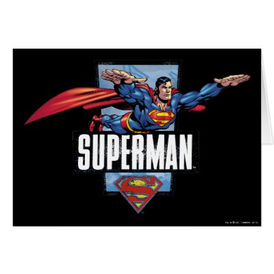 Superman and Logo Bordered cards