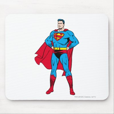 Superman Arms Folded mousepads