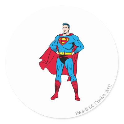 Superman Arms Folded stickers