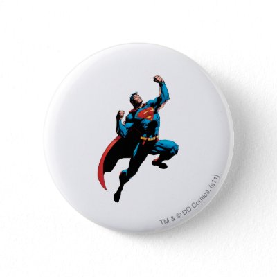 Superman Arms Raised buttons