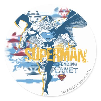 Superman Bio Design stickers