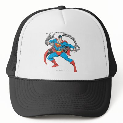 Superman Breaks Chains 2 hats