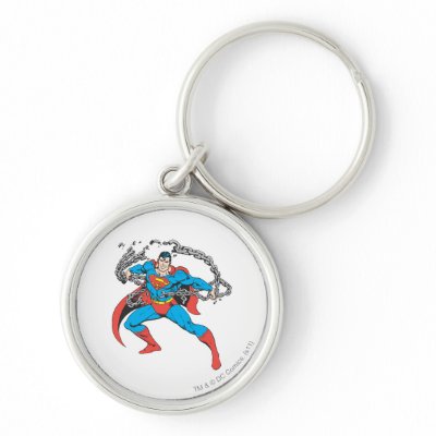 Superman Breaks Chains 2 keychains