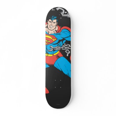 Superman Breaks Chains 2 skateboards