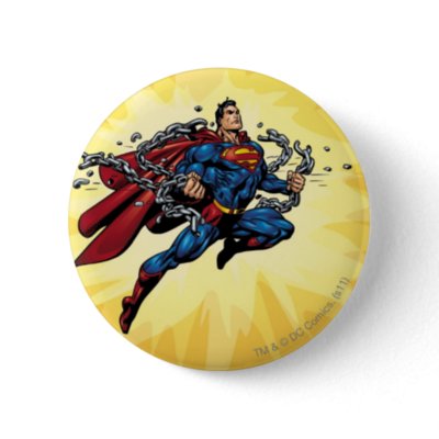 Superman breaks chains buttons