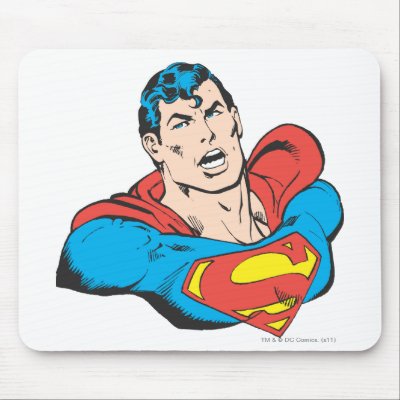 Superman Bust 1 mousepads