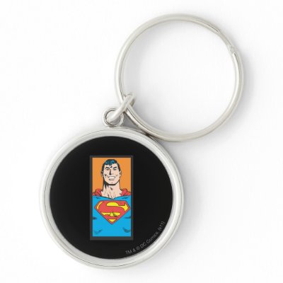 Superman Bust Frame keychains