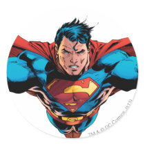 Superman cape flies sticker