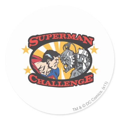 Superman Challenge 2 stickers