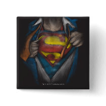 Superman Chest Sketch 2 Pins