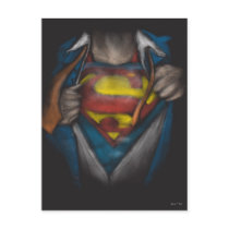 Superman Chest Sketch 2 Postcard