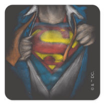 Superman Chest Sketch 2 Stickers