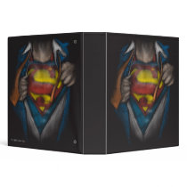 Superman Chest Sketch Vinyl Binders