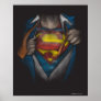 Superman Chest Sketch Print