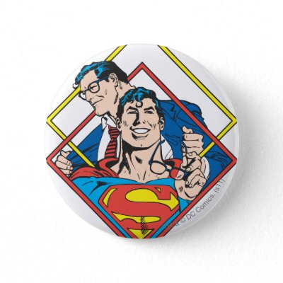 Superman/Clark Kent buttons