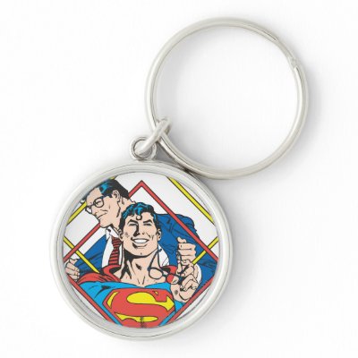 Superman/Clark Kent keychains