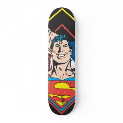 Superman/Clark Kent skateboards