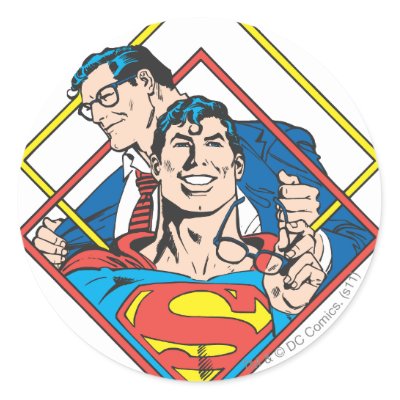 Superman/Clark Kent stickers