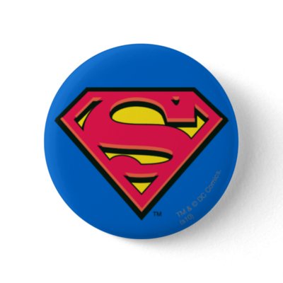 Superman Classic Logo buttons