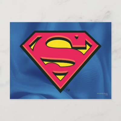 Superman Classic Logo postcards