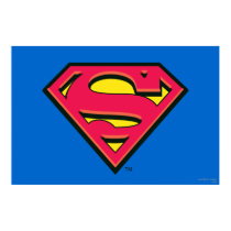 Superman Classic Logo Print