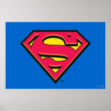 Superman Classic Logo Print