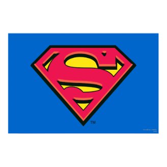 Superman Classic Logo Print