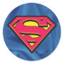 Superman Classic Logo Round Stickers