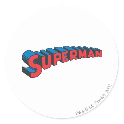 Superman Classic Logo stickers