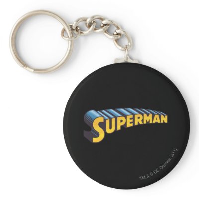 Superman Classic Name keychains