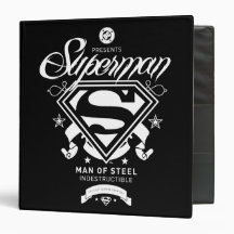 Superman Coat of Arms 3 Ring Binders